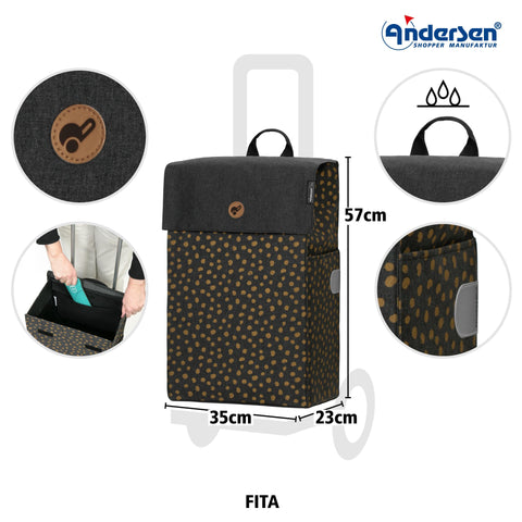 Andersen-Shopping - Andersen-Shopper | Bike Trailer | Shopping Trolley | Royal Frame | Fita Bag - 166-225-80 - Hitch A Bike - United Kingdom