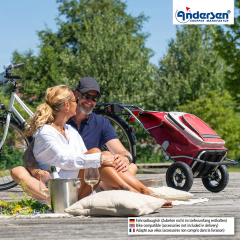 Andersen-Shopping - Andersen-Shopper | Bike Trailer | Shopping Trolley | Royal Frame | Hydro 2.1 Bag - 167-036-22 - Hitch A Bike - {{ shop.shopifyCountryName }}