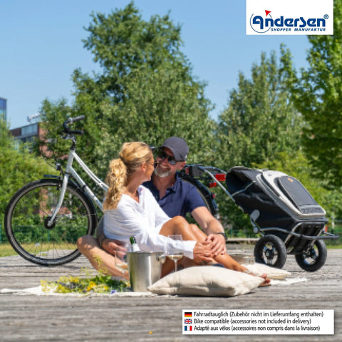 Andersen-Shopping - Andersen-Shopper | Bike Trailer | Shopping Trolley | Royal Frame | Hydro 2.1 Bag - 167-036-22 - Hitch A Bike - {{ shop.shopifyCountryName }}