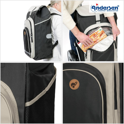 Andersen-Shopping - Andersen-Shopper | Bike Trailer | Shopping Trolley | Royal Frame | Hydro 2.1 Bag - 167-036-22 - Hitch A Bike - United Kingdom