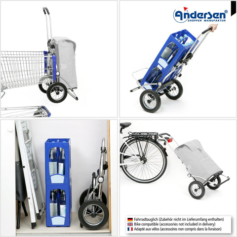 Andersen-Shopping - Andersen-Shopper | Bike Trailer | Shopping Trolley | Royal Frame | Inra Bag - 168-227-80 - Hitch A Bike - United Kingdom