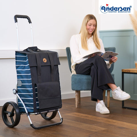 Andersen-Shopping - Andersen-Shopper | Bike Trailer | Shopping Trolley | Royal Frame | Jella Bag - 166-214-70 - Hitch A Bike - United Kingdom
