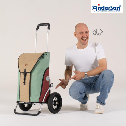 Andersen-Shopping - Andersen-Shopper | Bike Trailer | Shopping Trolley | Royal Frame | Oli.P 2.0 Bag - 166-211-40 - Hitch A Bike - United Kingdom