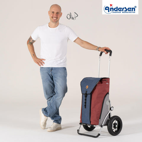 Andersen-Shopping - Andersen-Shopper | Bike Trailer | Shopping Trolley | Royal Frame | Oli.P 2.0 Bag - 166-211-40 - Hitch A Bike - United Kingdom
