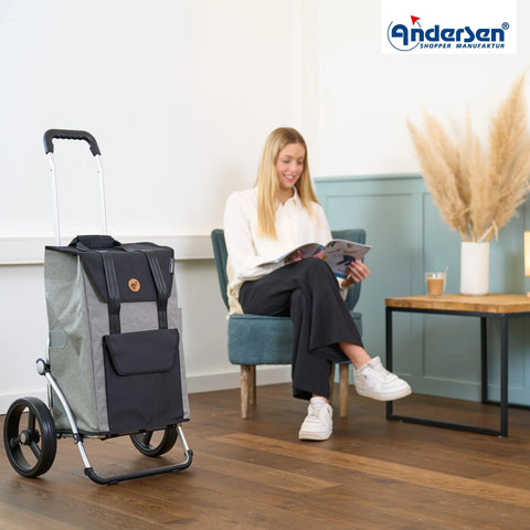 Andersen-Shopping - Andersen-Shopper | Bike Trailer | Shopping Trolley | Royal Frame | Senta 2.0 Bag - 168-028-22 - Hitch A Bike - {{ shop.shopifyCountryName }}