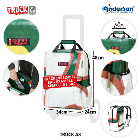 Andersen-Shopping - Andersen-Shopper | Bike Trailer | Shopping Trolley | Royal Frame | Truck A8 Bag - 167-299-00 - Hitch A Bike - {{ shop.shopifyCountryName }}