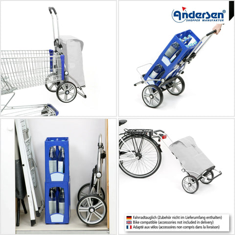 Andersen-Shopping - Andersen-Shopper | Bike Trailer | Shopping Trolley | Royal Frame | Truck A8 Bag - 167-299-00 - Hitch A Bike - {{ shop.shopifyCountryName }}