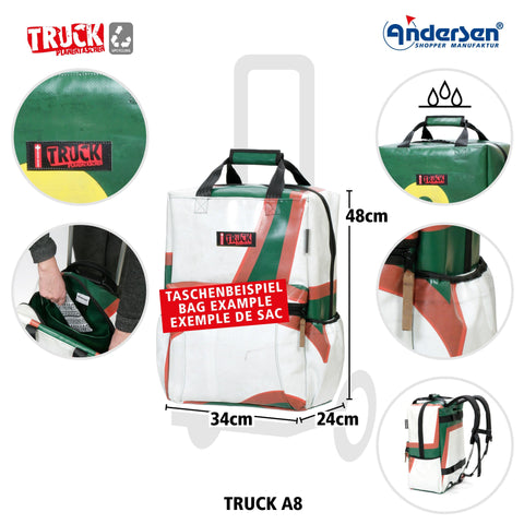 Andersen-Shopping - Andersen-Shopper | Bike Trailer | Shopping Trolley | Royal Frame | Truck A8 Bag - 167-299-00 - Hitch A Bike - United Kingdom