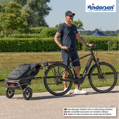 Andersen-Shopping - Andersen-Shopper | Bike Trailer | Shopping Trolley | Royal Plus Frame | Fado 2.1 Bag - 142-143-72 - Hitch A Bike - United Kingdom