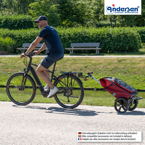 Andersen-Shopping - Andersen-Shopper | Bike Trailer | Shopping Trolley | Tura Frame | Fado 2.1 Bag - 136-143-72 - Hitch A Bike - United Kingdom