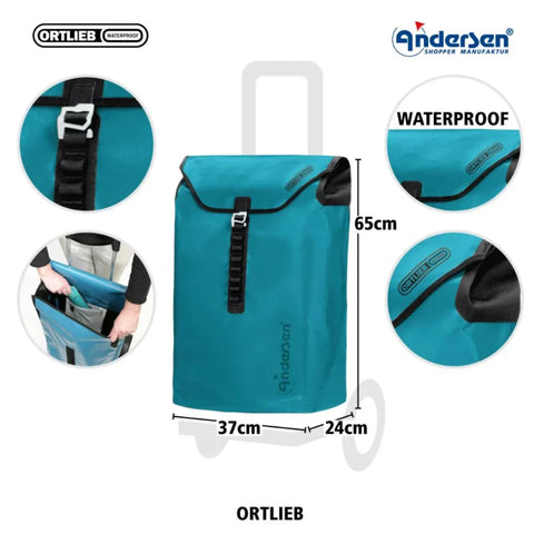 Andersen-Shopping - Andersen-Shopper | Bike Trailer | Shopping Trolley | Tura Frame | Ortlieb Bag - 135-082-84 - Hitch A Bike - {{ shop.shopifyCountryName }}