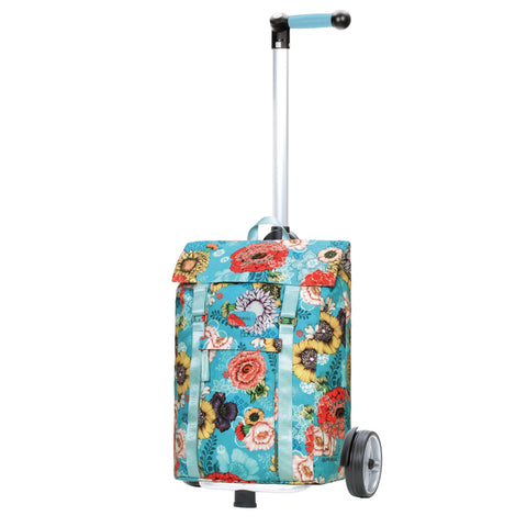Andersen-Shopping - Andersen-Shopper | Bike Trailer | Shopping Trolley | Unus Frame | Basil Bloom Bag - 140-207-90 - Hitch A Bike - United Kingdom