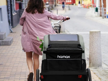 Hamax Avenida Bike Trailer (1-seat, Blue) 2026 — Blue (view 5)