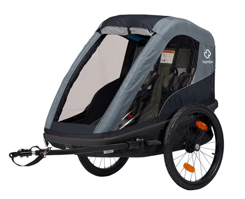 Hamax Avenida Bike Trailer (1-seat, Blue) 2026 — Blue (view 2)