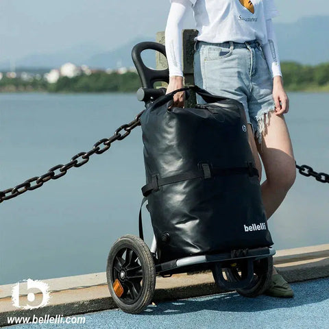 Bellelli - Bellelli B - Tourist Baggy - Waterproof Cargo Trailer - 2 Fixing Options - Hitch A Bike - sku-51012301652255