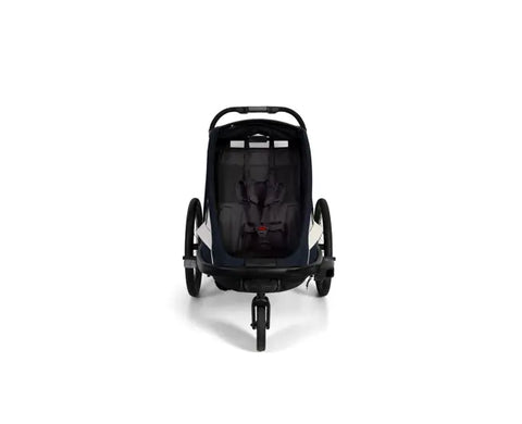 Hamax Breeze Bike Trailer (1-seat, Navy/Cream) 2026 — Navy/Cream (view 5)