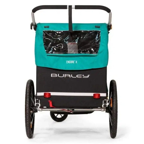 Burley - Burley Encore X - Bike Trailer for Kids - Pacific Blue - Hitch A Bike - BUR937106