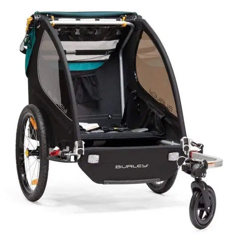 Burley - Burley Encore X - Bike Trailer for Kids - Pacific Blue - Hitch A Bike - BUR937106