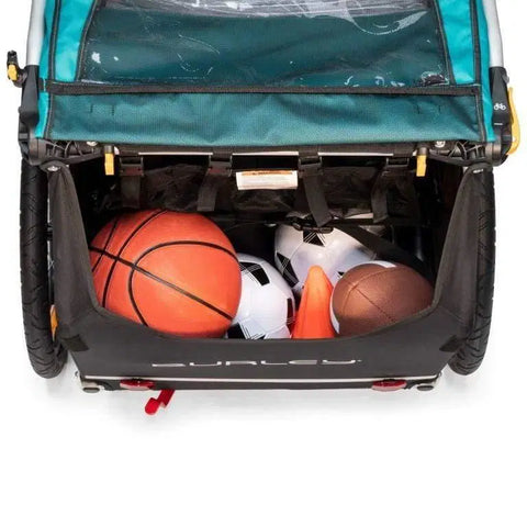 Burley - Burley Encore X - Bike Trailer for Kids - Pacific Blue - Hitch A Bike - BUR937106