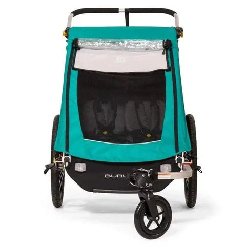 Burley - Burley Encore X - Bike Trailer for Kids - Pacific Blue - Hitch A Bike - BUR937106