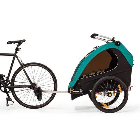 Burley - Burley Encore X - Bike Trailer for Kids - Pacific Blue - Hitch A Bike - BUR937106