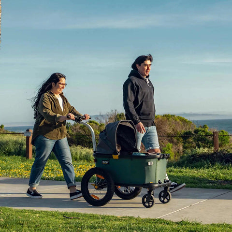 Burley - Burley Hopper Bike Cargo Trailer & Stroller Wagon - Hitch A Bike -