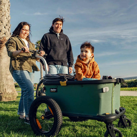 Burley - Burley Hopper Bike Cargo Trailer & Stroller Wagon - Hitch A Bike -