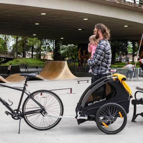 Burley - Burley - Kids Bike Trailer - Burley Bee Single - Hitch A Bike - BUR946211