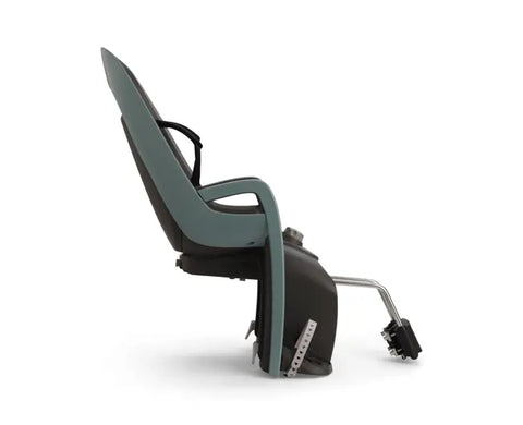 Hamax Caress Frame-Mounted Bike Seat — Green/Grey