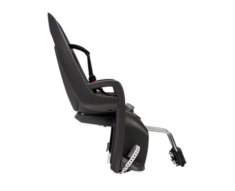 Hamax Caress Frame-Mounted Bike Seat — Dark grey/Red
