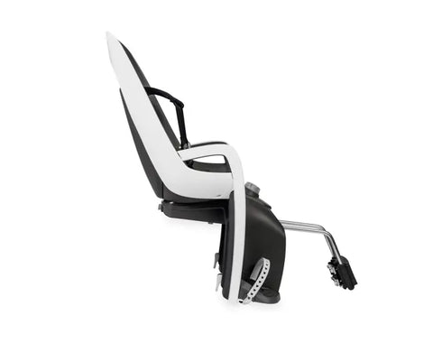 Hamax Caress Frame-Mounted Bike Seat — White/Mint