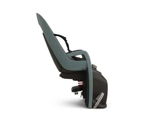 Hamax Caress Rack-Mounted Bike Seat — Green/Grey