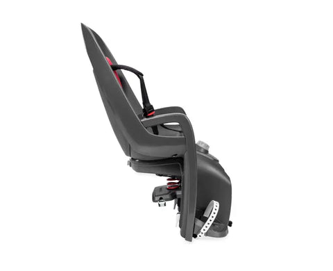 Hamax Caress Rack-Mounted Bike Seat — Dark grey/Red