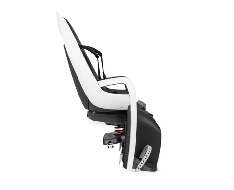 Hamax Caress Rack-Mounted Bike Seat — White/Mint