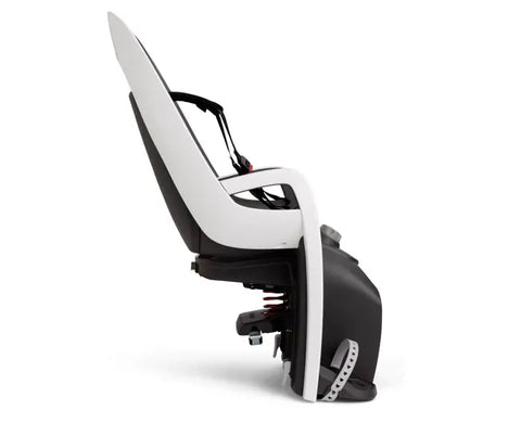 Hamax Caress Rack-Mounted Bike Seat — White/Grey