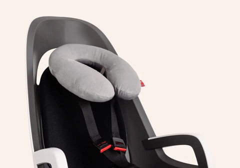 Hamax Caress Rack-Mounted Bike Seat 2026 — White/Grey (view 5)