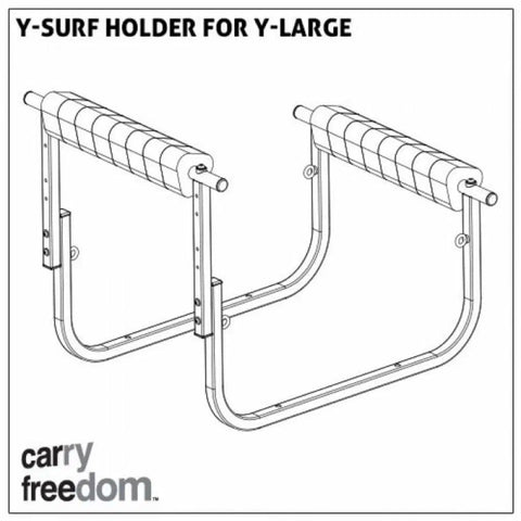 Carry Freedom - Carry Freedom - Y-Surf - CFY3 - Hitch A Bike - {{ shop.shopifyCountryName }}