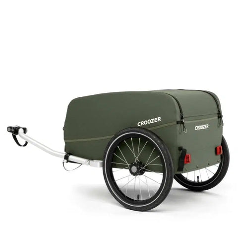 Croozer - Croozer Kalle Cargo Bike Trailer - Large Up to 45kg - Capacity 92L - Hitch A Bike - 121008122