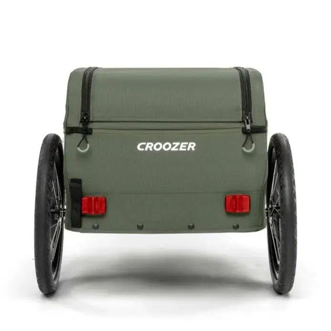 Croozer - Croozer Kalle Cargo Bike Trailer - Large Up to 45kg - Capacity 92L - Hitch A Bike - 121008122