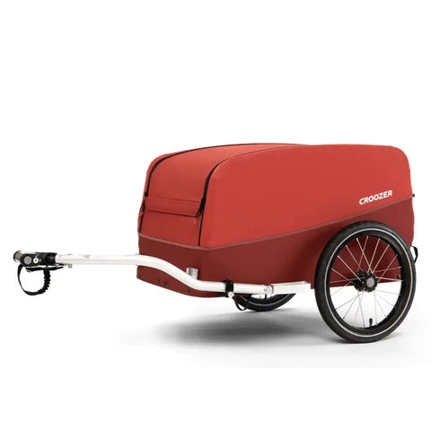 Croozer - Croozer Pakko Cargo Bike Trailer - XLarge - Up to 45kg - Capacity 135L - Lava Red - Hitch A Bike - 121008222