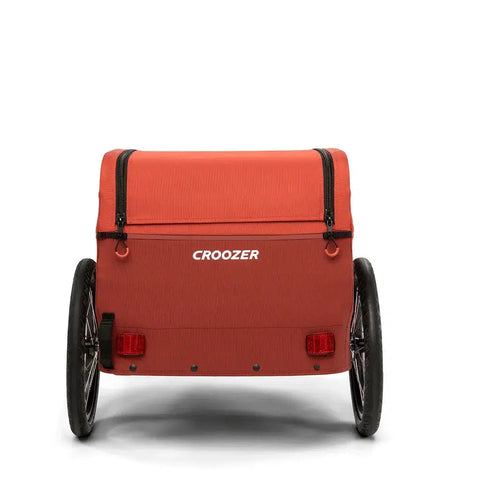 Croozer - Croozer Pakko Cargo Bike Trailer - XLarge - Up to 45kg - Capacity 135L - Lava Red - Hitch A Bike - 121008222