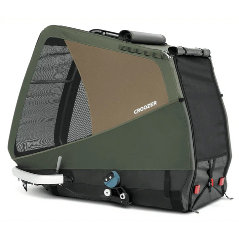 Croozer - Croozer Tammo Dog Bike Trailer - X - Large - Dogs up to 45kg - Moss Green - Hitch A Bike - 121005622