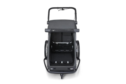 Croozer - Croozer Yuuna | Premium Modular Bike Trailer | Kid | Dog | Cargo - Hitch A Bike - 