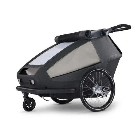 Croozer - Croozer Yuuna - Premium Modular Bike Trailer - Kid - Dog - Cargo - Hitch A Bike -
