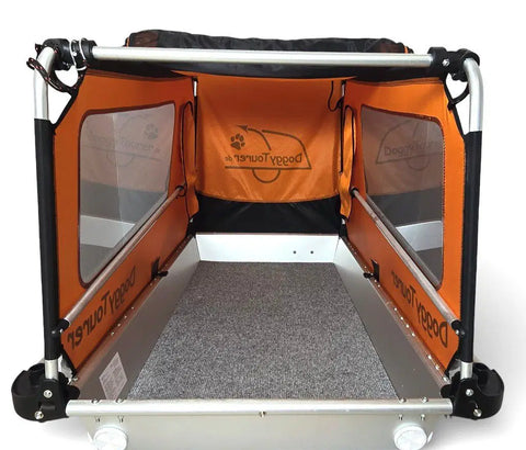 Doggy Tourer - Doggy Tourer - Dog Bike Trailer - Beethoven - XX Large - 4 - Wheeler - 5 Colour Variants - Hitch A Bike - KD-131000