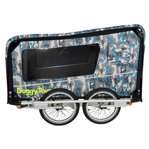 Doggy Tourer - Doggy Tourer - Dog Bike Trailer - Beethoven - XX Large - 4 - Wheeler - 5 Colour Variants - Hitch A Bike - KD-131005
