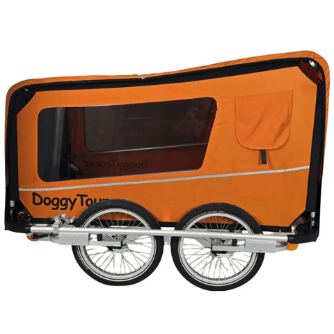 Doggy Tourer - Doggy Tourer - Dog Bike Trailer - Beethoven - XX Large - 4 - Wheeler - 5 Colour Variants - Hitch A Bike - KD-131001