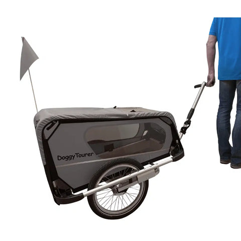 Doggy Tourer - Doggy Tourer Dog Bike Trailer - “T” Pull Handle - Hitch A Bike - K-2011