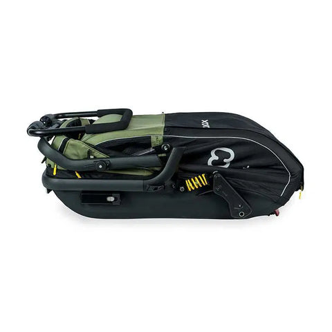 Hamax - Hamax Pluto Dog Pram & Dog Bike Trailer - Medium - Green - Hitch A Bike - HAM400501