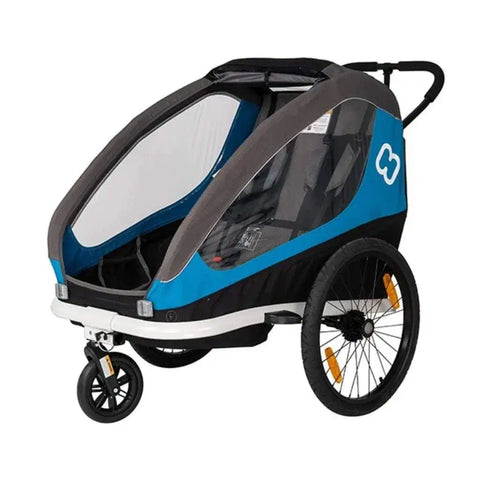 Hamax - Hamax - Traveller Twin Child Bike Trailer - Hitch A Bike - HAM400051